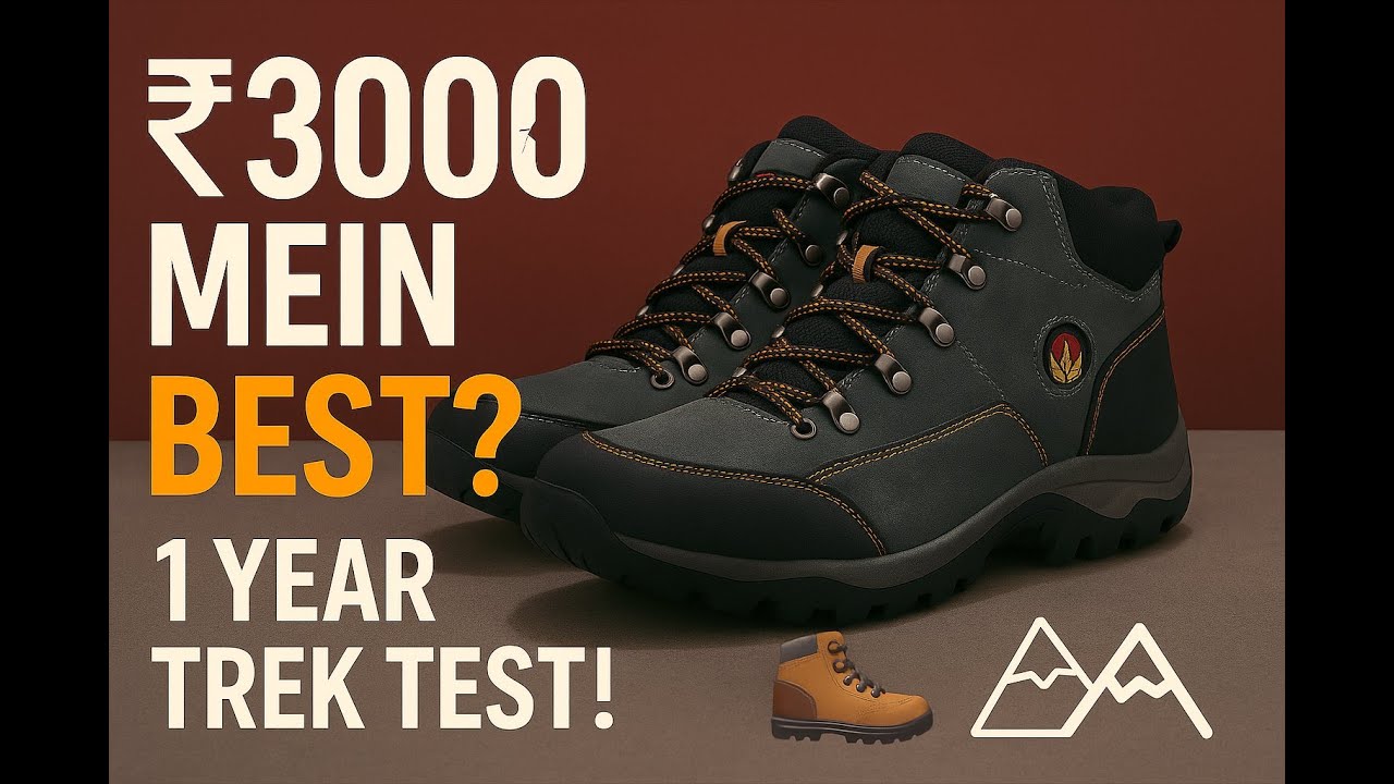 ₹3000 Mein BEST Trekking Shoes? Woodland Excursion DNAVY 1-Year Honest Review!