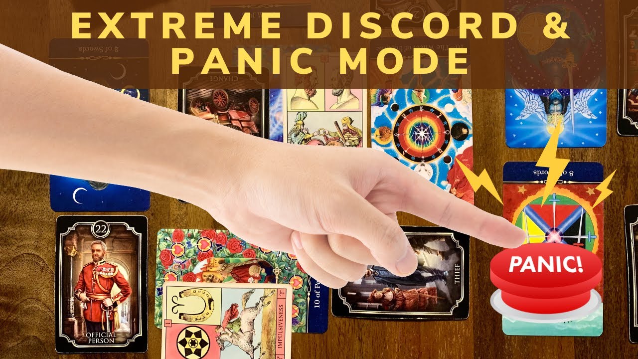 Panicking, trying to get out of the trap they created