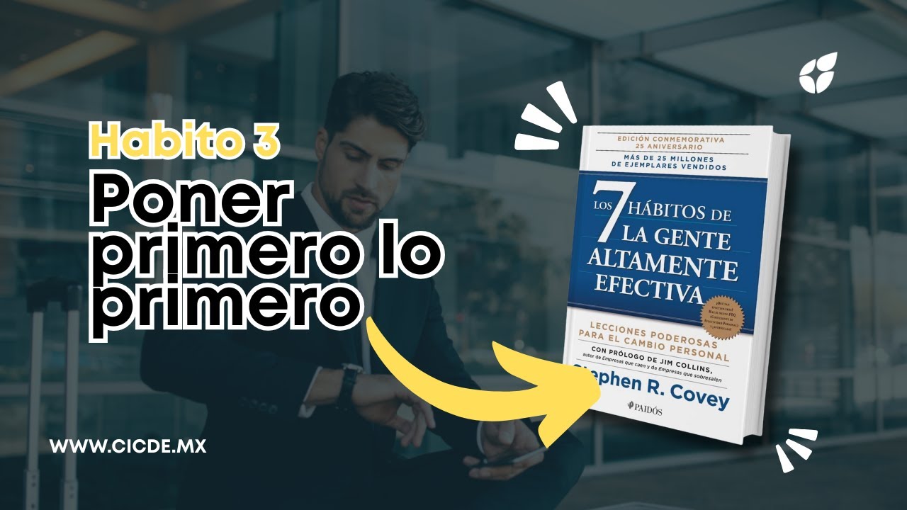 Hábito 3: Poner primero lo primero | Los 7 Hábitos de la Gente Altamente Efectiva