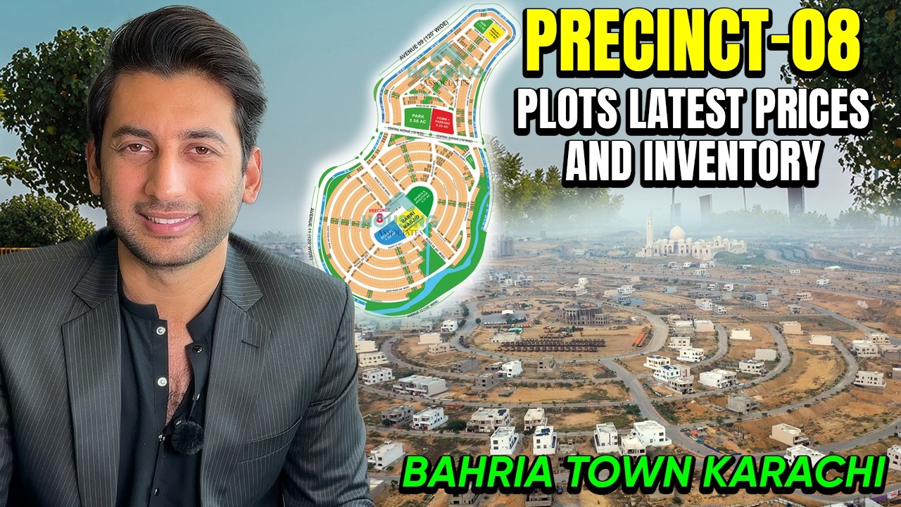 Precinct 8 Plots Latest Prices & Inventory in Bahria Town Karachi | Prime Investment Deals