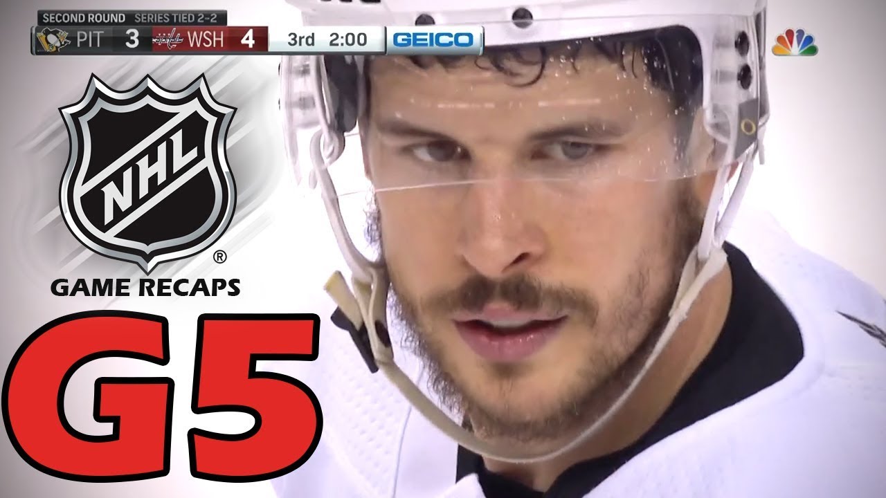 Pittsburgh Penguins vs Washington Capitals. 2018 NHL Playoffs. Round 2. Game 5. 05.05.2018. (HD)