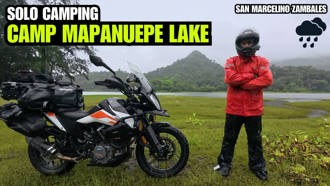 Solo Camping - Camp Mapanuepe Lake - San Marcelino Zambales
