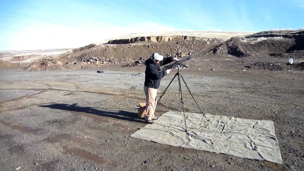 MM 23 Belt-fed on tripod..American clone of HK23