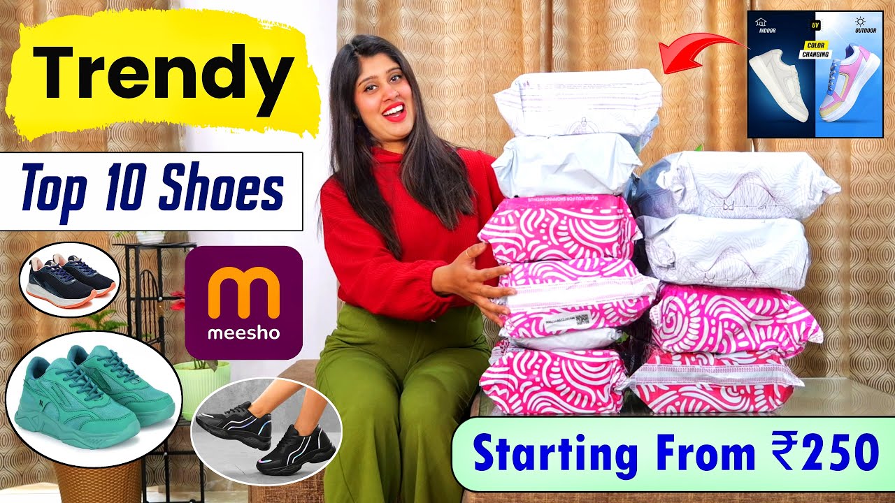 Meesho Shoes Haul 😍 Starting from ₹250 | Best Sports Shoes From Meesho |