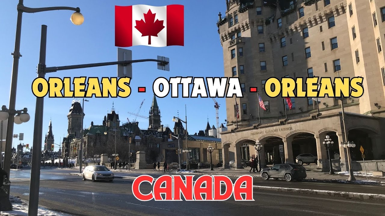 Orleans - Ottawa - Orleans 4K Dash Cam Tour | Ottawa, Ontario - Canada | Downtown Ottawa in Winter