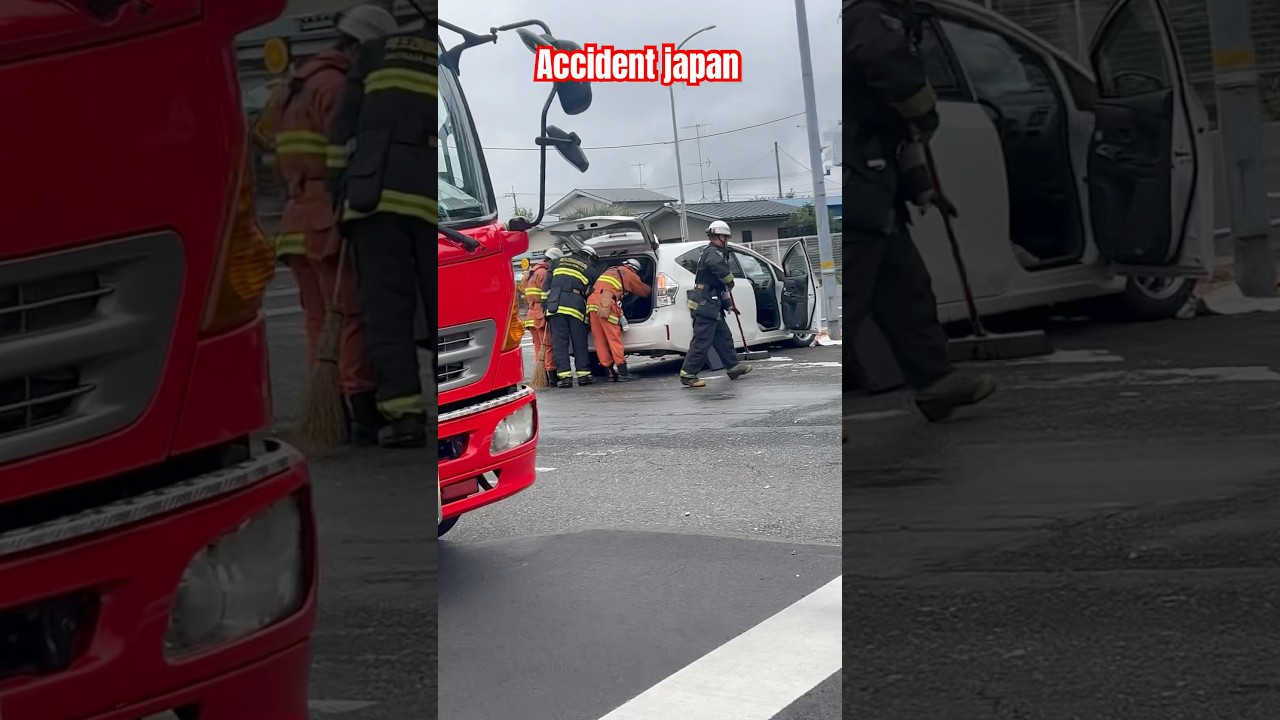 Accident in japan #hindireaction #india #accident #funny #funny #nature #japan