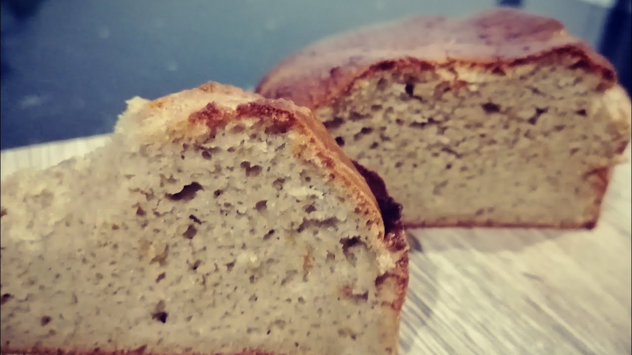 PAN🌼DE PLÁTANO Y MANTEQUILLA DE CACAHUATE SIN NINGÚN TIPO DE HARINA NI AZÚCAR