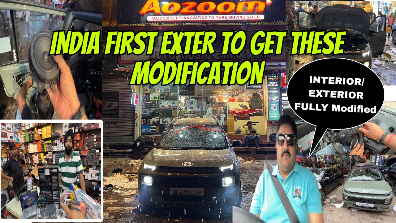 EXTER पहुँची KAROL BAGH FOR MODIFICATIONS | Music Upgrade #hyundai #modification