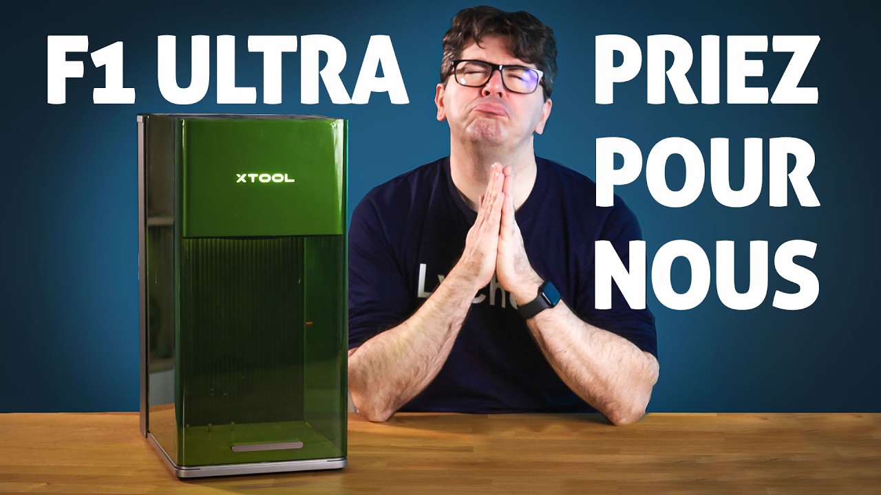 La xTool F1 Ultra : pour un business via la gravure laser ! métal, bois, plastiques et plus !