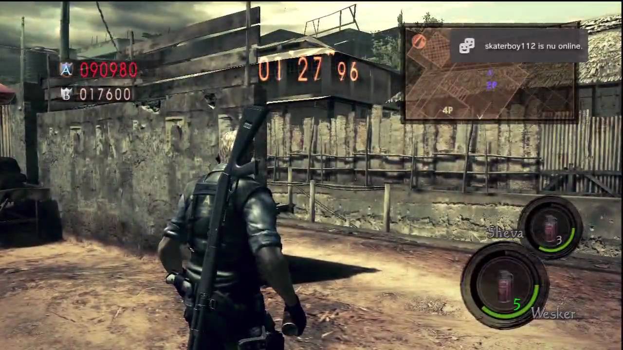 Resident Evil 5 - Team Survivors - Public Assembly (5) - Wesker STARS & Sheva BSAA