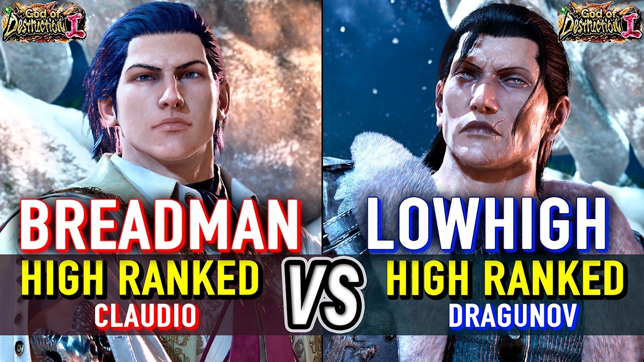 T8 🔥 BREADMAN (Claudio) vs LOWHIGH (Dragunov) 🔥 Tekken 8 High Level Gameplay
