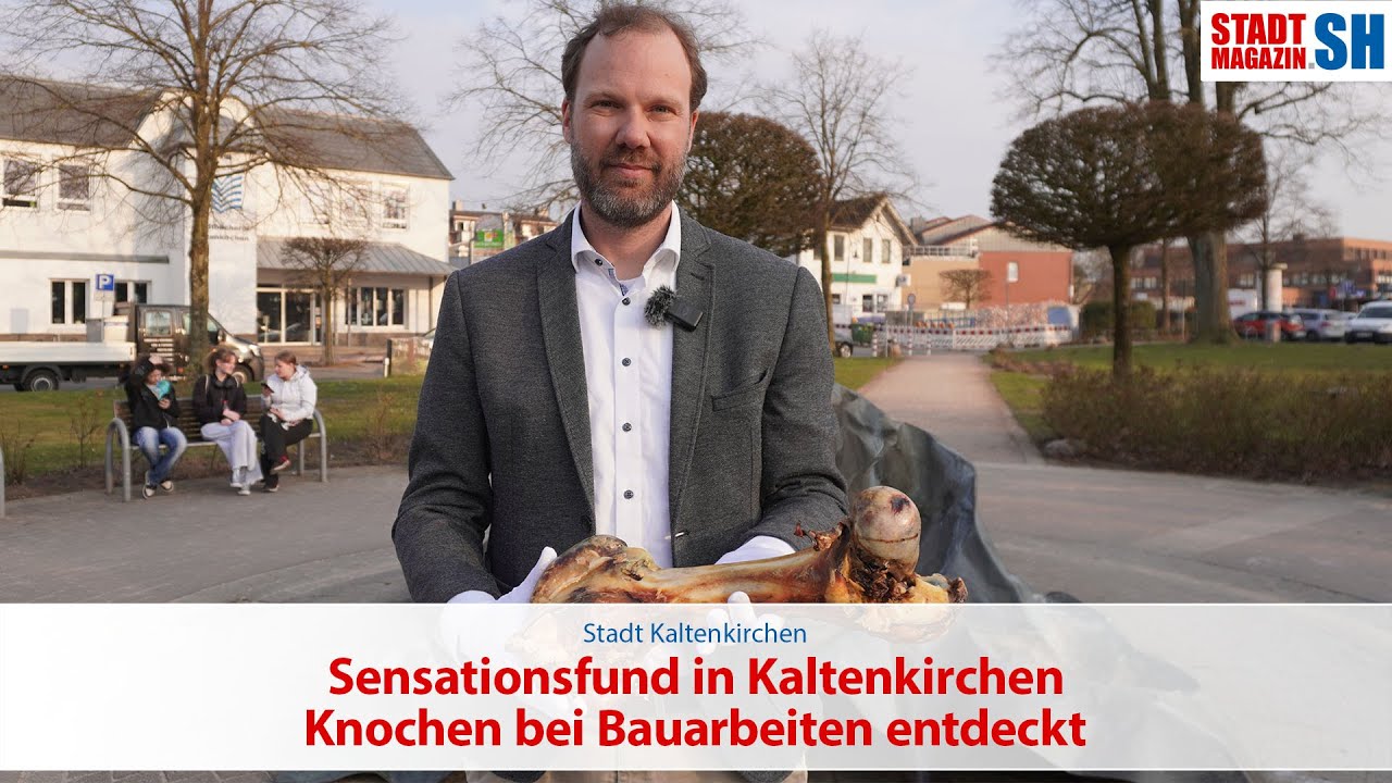 Sensationsfund in Kaltenkirchen - Knochen bei Bauarbeiten entdeckt