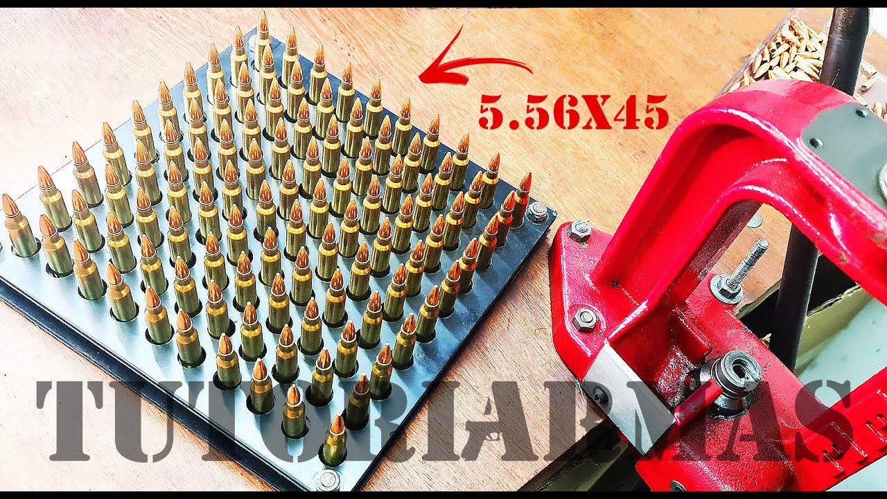 FAÇA SUA MUNIÇÃO DE FUZIL! 5.56x45 Como recarregar?