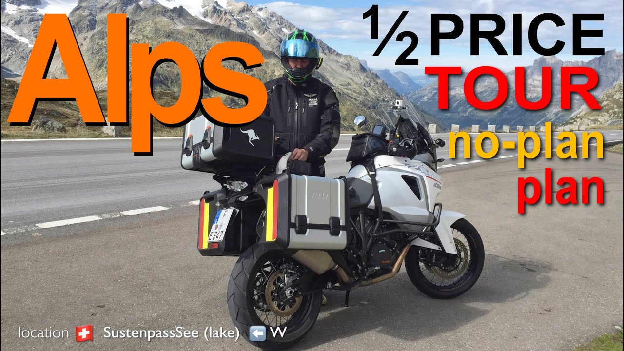 Alps Swiss Passes in quiet September off season. KTM 1290 SA Part1