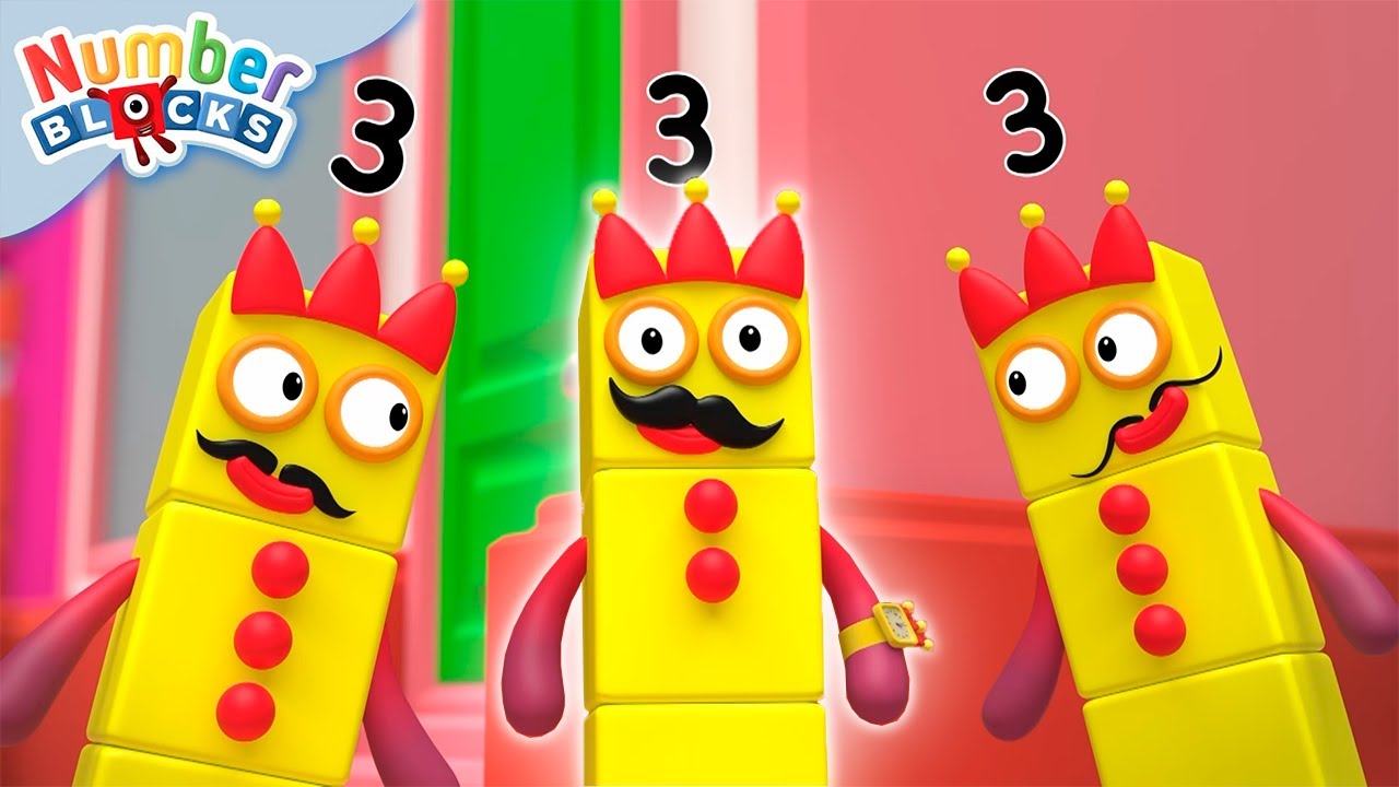 🟡 Moi, Moi, Moi ! Maths avec Numberblock Trois | Apprendre à Compter pour Enfants | Numberblocks
