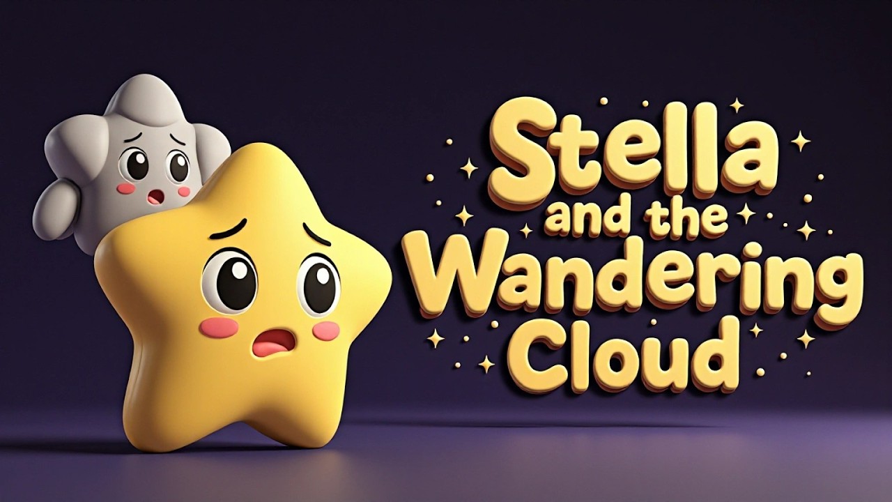 Stella and the Wandering Cloud ☁️ Bedtime Story for Kids | Starry Dream Stories