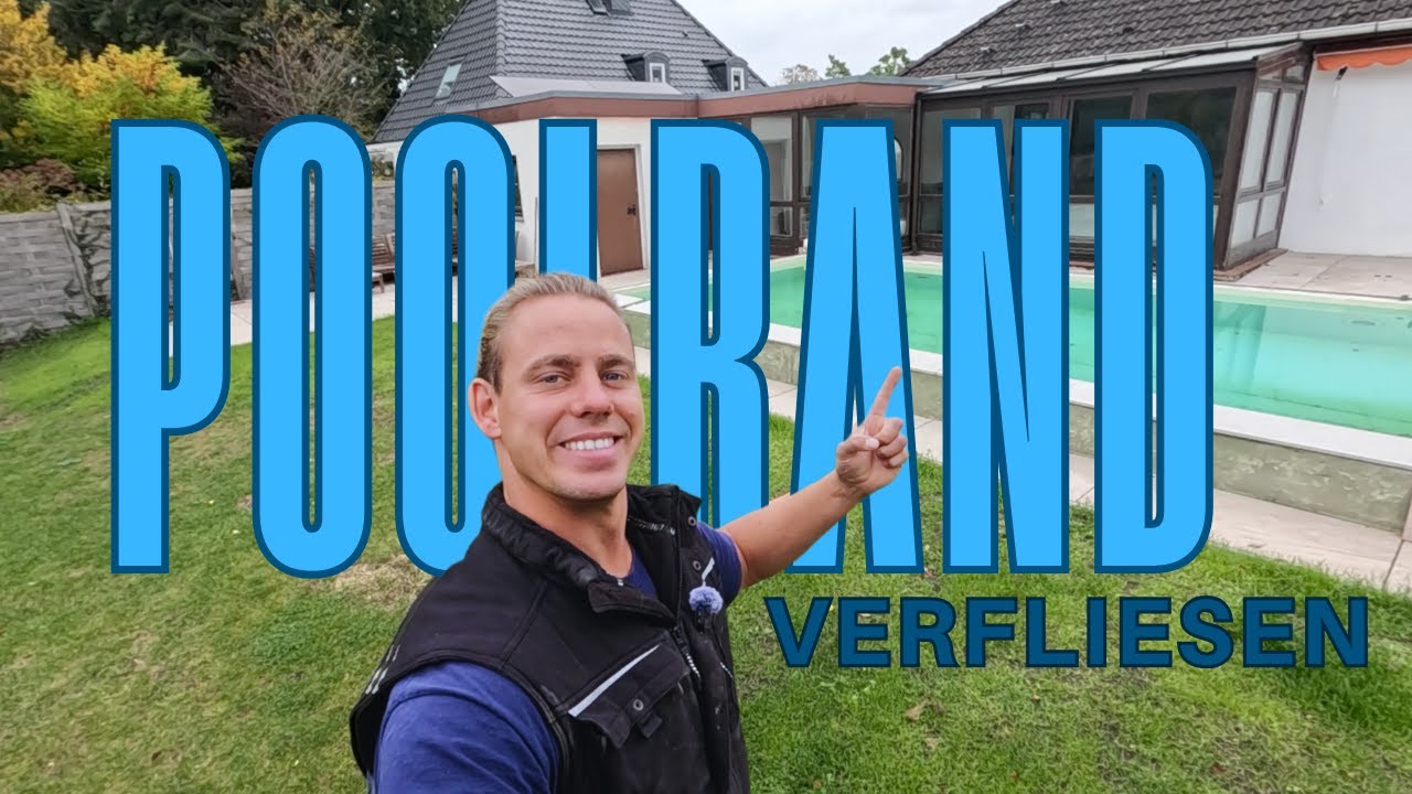 POOLRAND verfliesen & AUßENDUSCHE installieren / Aus ALT, mach NEU! Episode 52