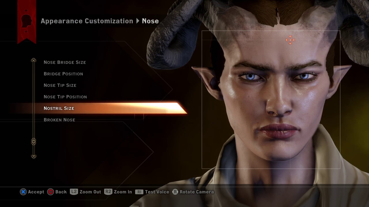 Pretty Female Qunari, No Mods, PS4