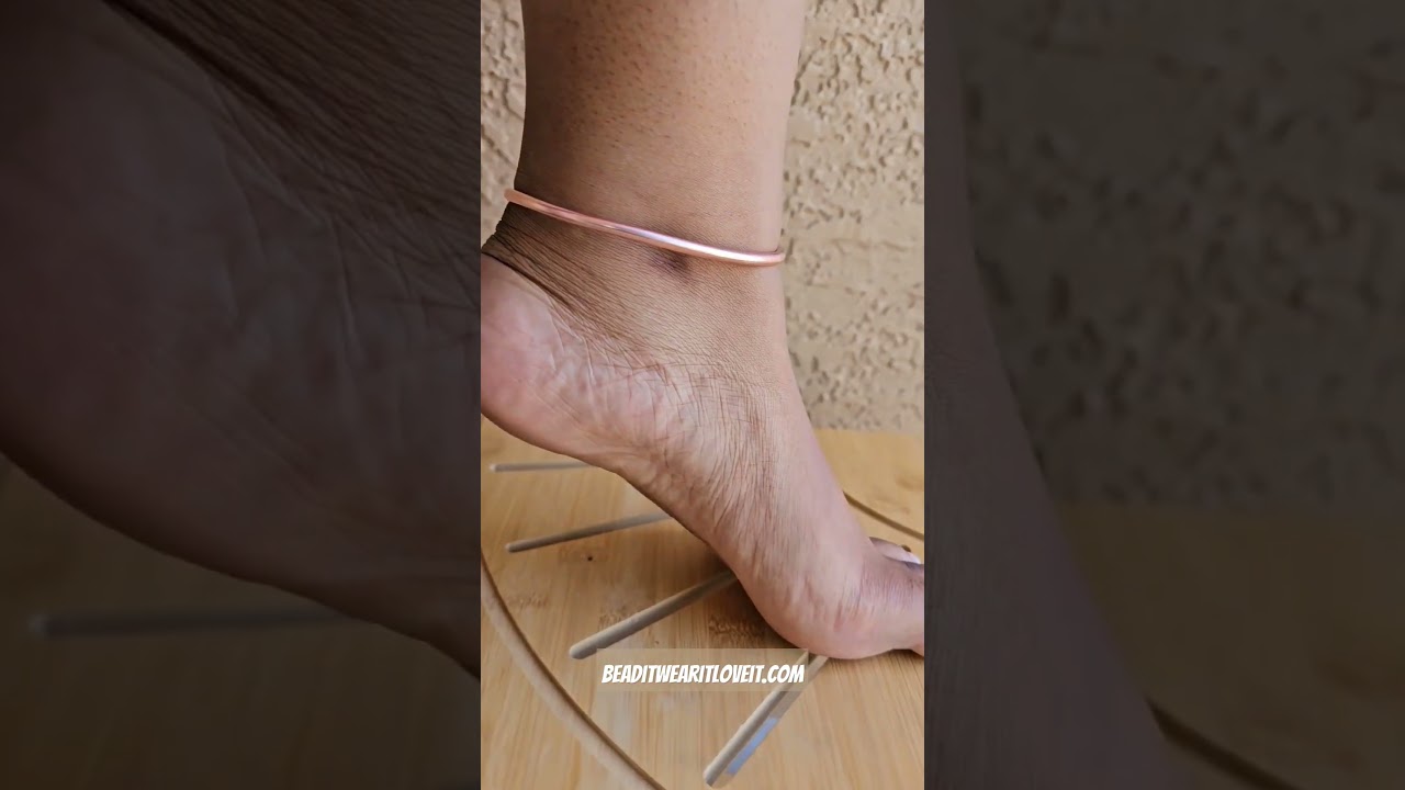 Pure Copper Anklets ✨️ Www.beaditwearitloveit.com #copper #anklets #handmadejewelry
