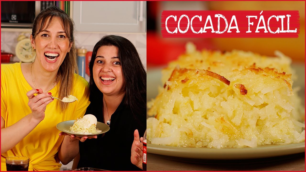 COCADA CREMOSA DE FORNO I Receitas e Temperos