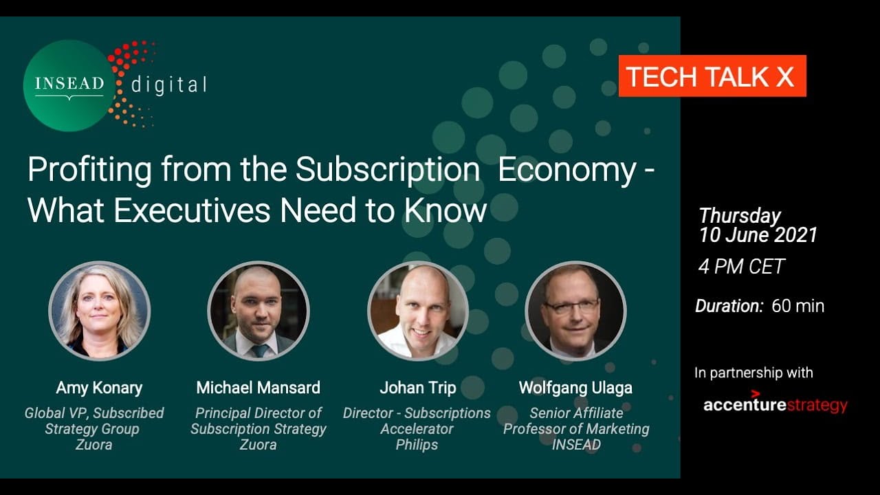 Profiting from the Subscription Economy – What Executives Need to Know w/ Zuora & Philips Executives