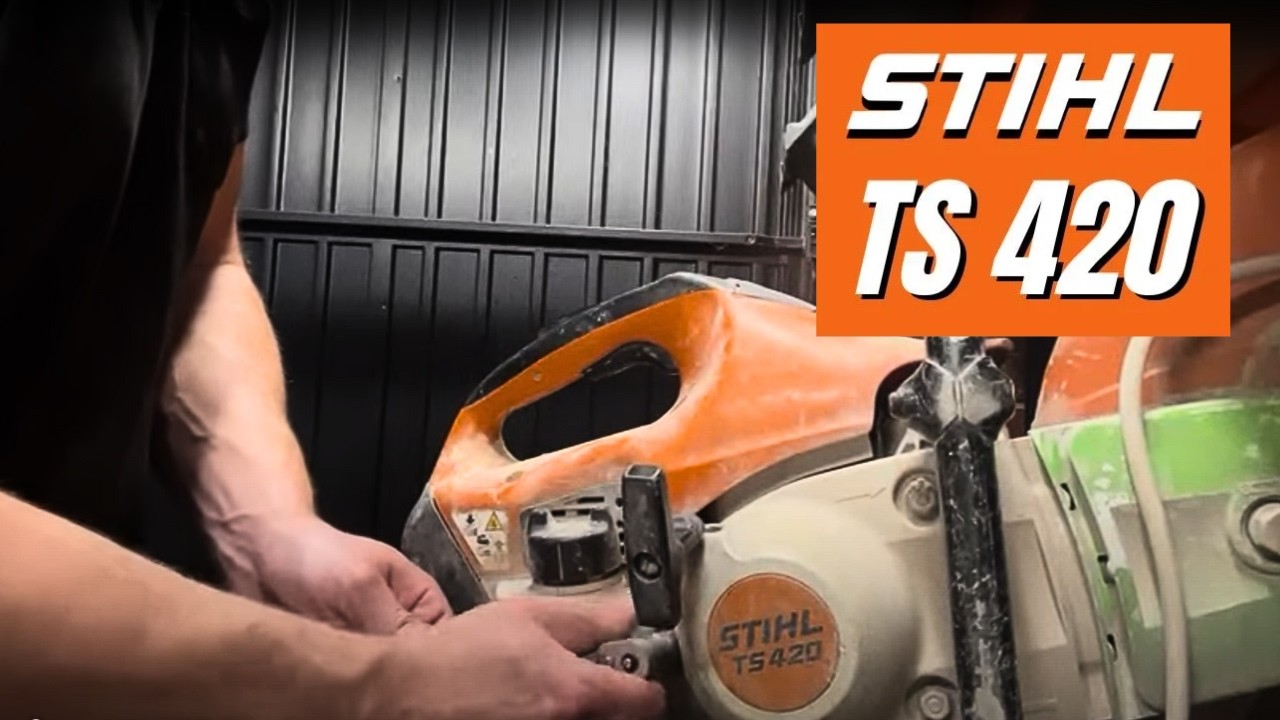 STIHL TS420 Neat petrol in the tank? Here’s how to fix it…