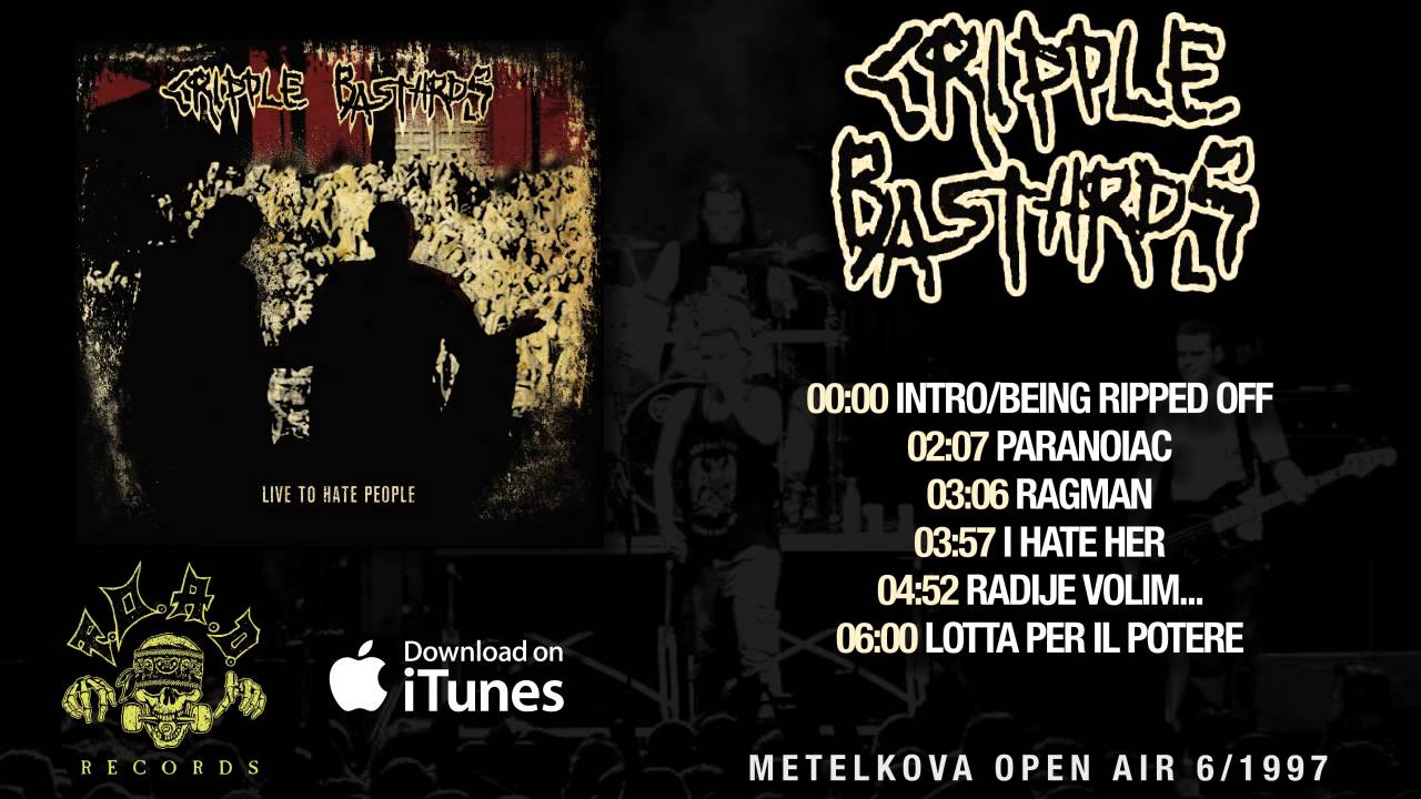 Cripple Bastards - Live @Metelkova Open Air - Lubijana 6/1997