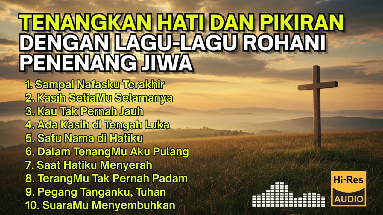 Lagu Rohani Kristen Penyejuk Hati Saat Gelisah & Tak Berdaya | Penguat Iman Penuh Kasih 2025 💫
