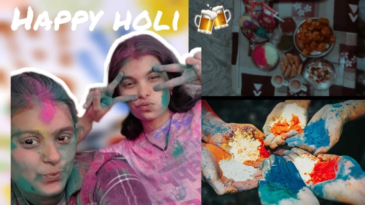 “Holi Celebration with Friends | Full Day Vlog” 🌈