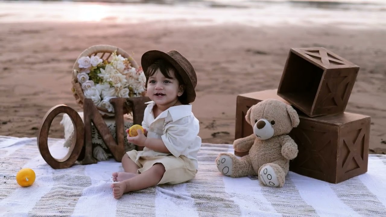 Vyom Birthday Beach shoot #familyshoot #beach #birthday 