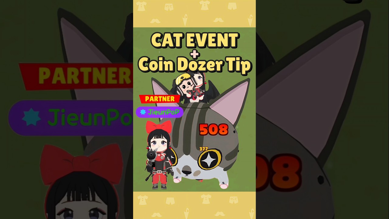 Cat Event+Coin Dozer Tips #playtogether #games #플레이투게더 #steam #cat #gaming #cute #event #coinpusher