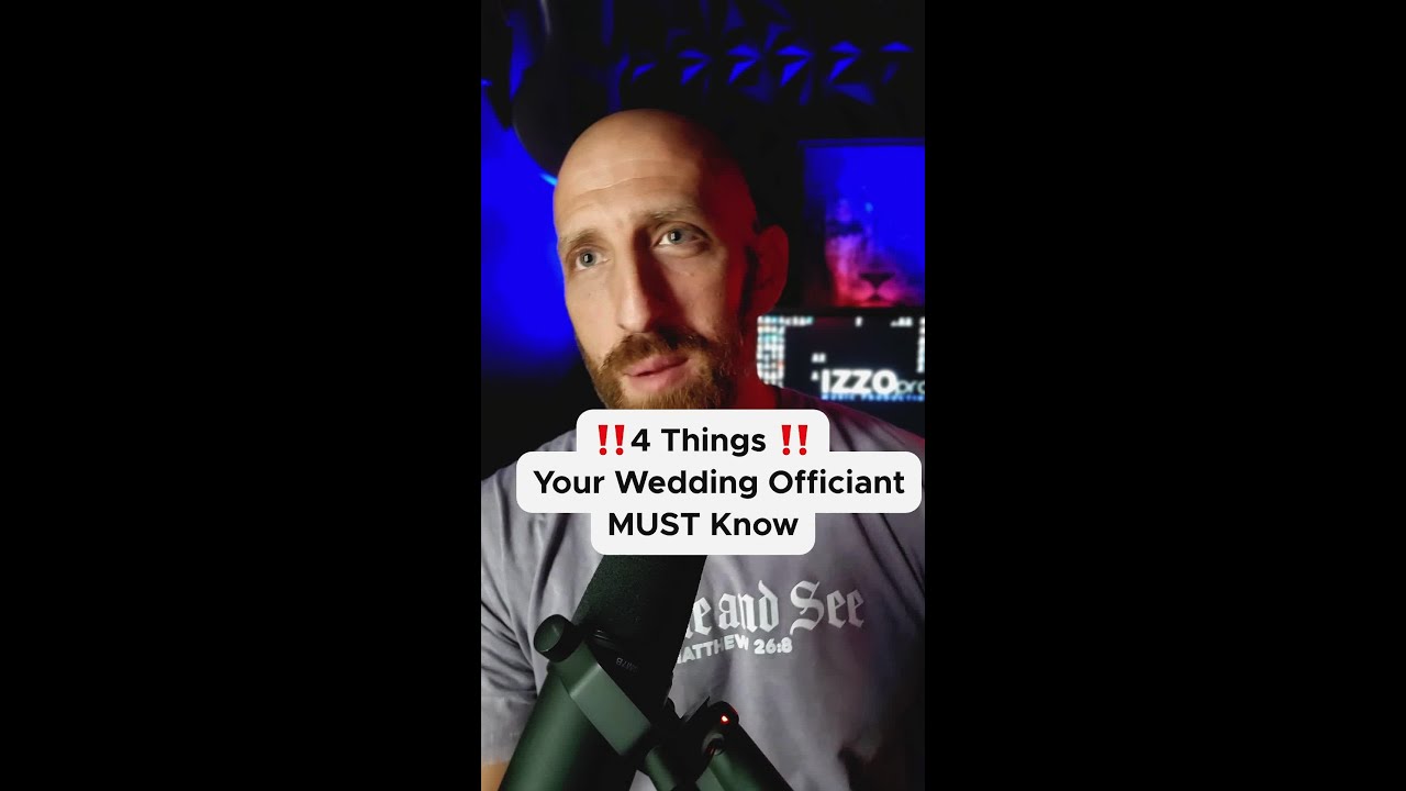 4 Things Your Wedding Officiant MUST Know (Or Your Ceremony Might Crash!) | Wedding Planning Tips �