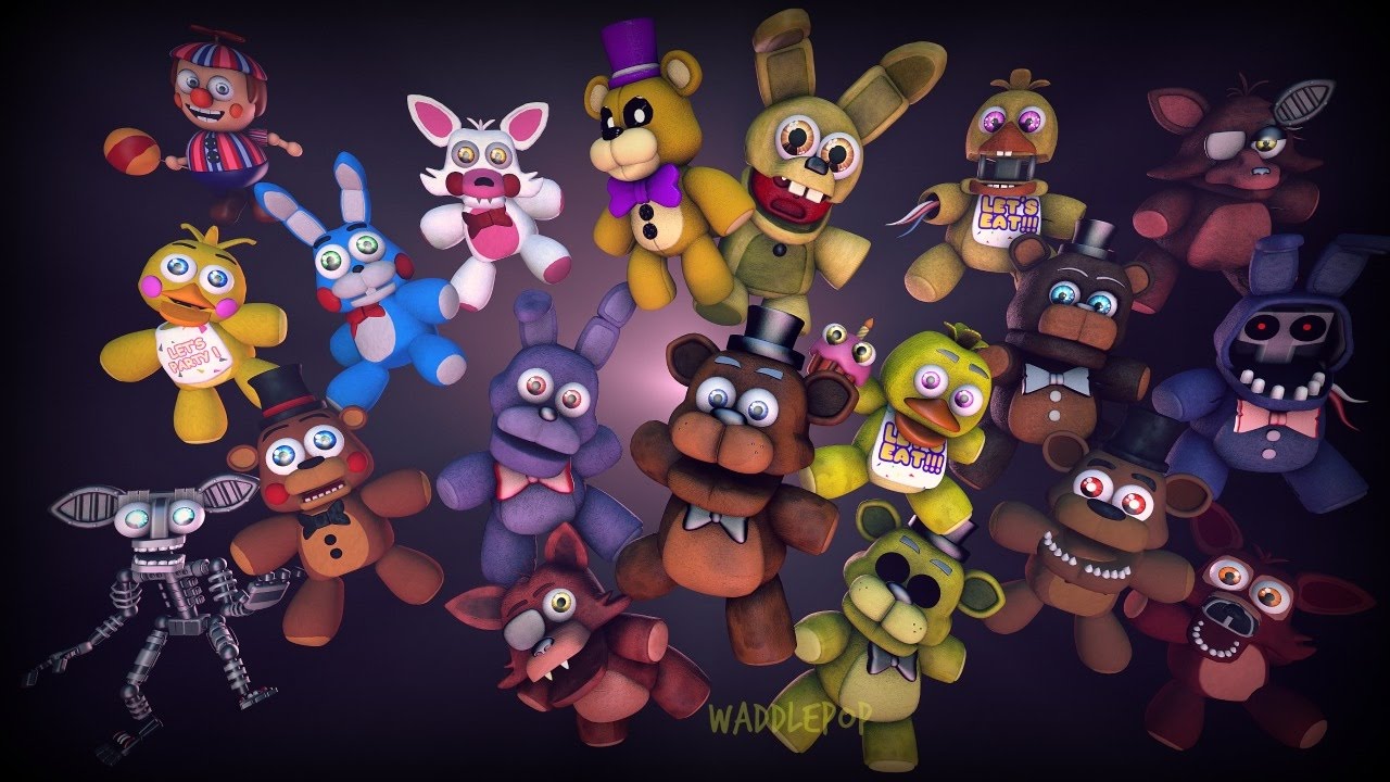 Plushie Generations | FNaF Speedart (SFM)