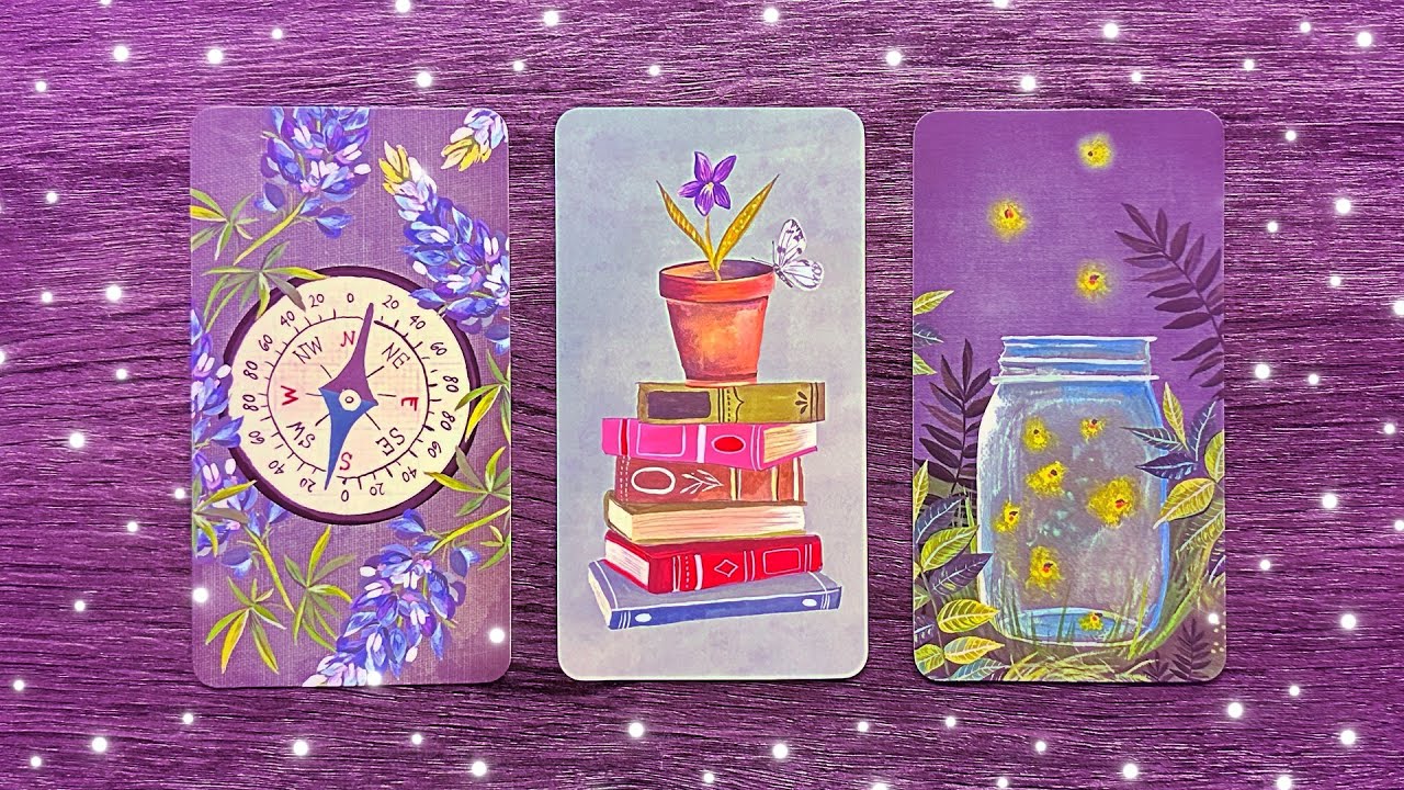 ¿Está pensando en ti? 😍🥰 ¿Qué piensa? 💜 Tarot interactivo