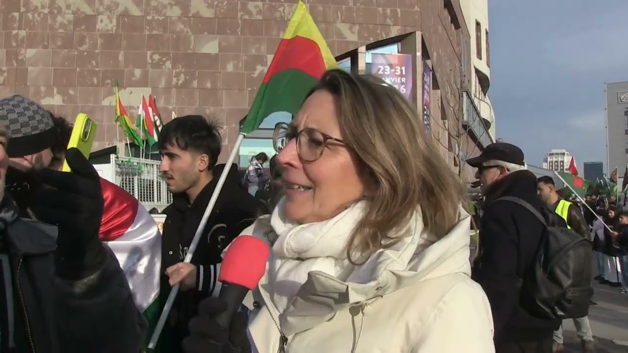 Manifestation du peuple kurdes à Strasbourg