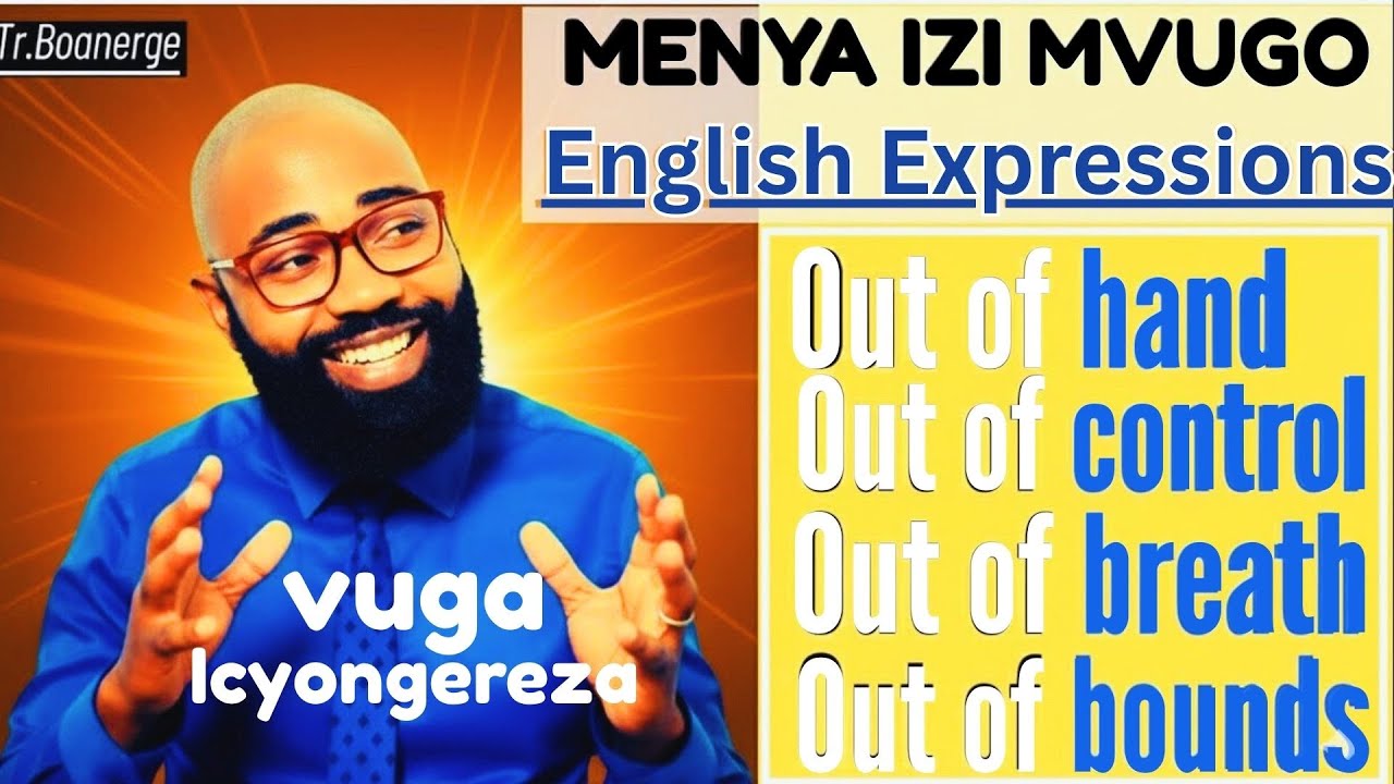 L661: Speak English Fluently, Imvugo Zikoreshwa mu kuvuga Icyongereza buri munsi