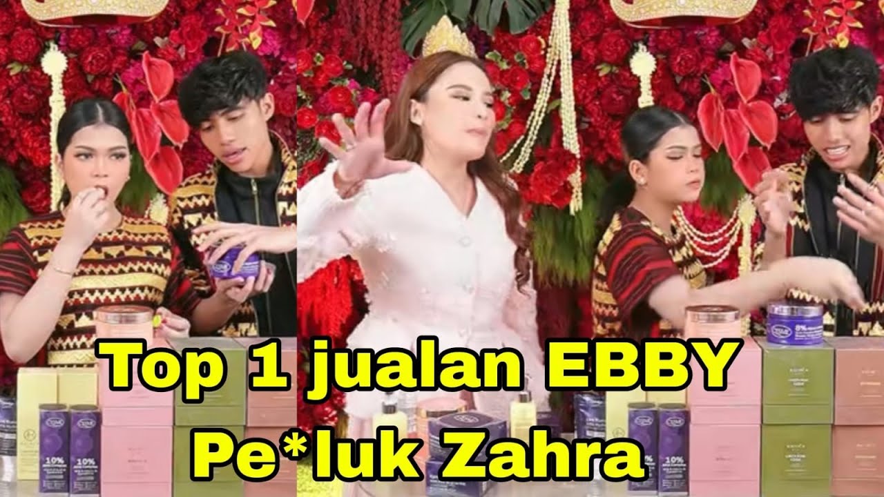 EBBY ZAHRA PRINGKAT 1 JUALAN, WAHHH PE*LUK AYANG