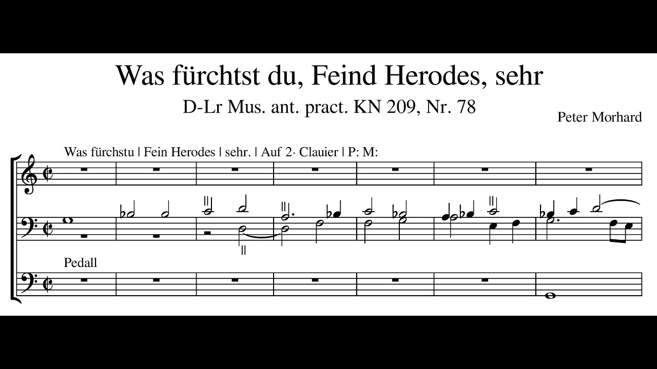 Peter Morhard – Was fürchtst du, Feind Herodes, sehr