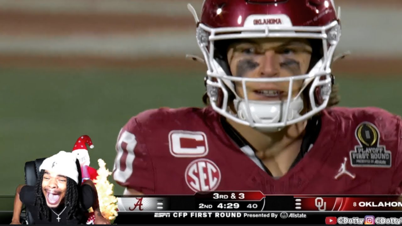 Alabama HATER Live Reaction To Crazy Comeback Vs Oklahoma In College Football Playoff 1st Round