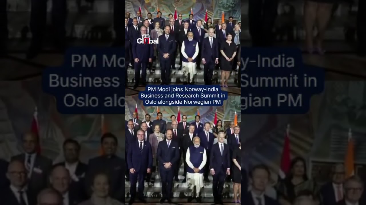 PM Modi Joins Norway PM at India-Norway Business Summit in Oslo | India Today