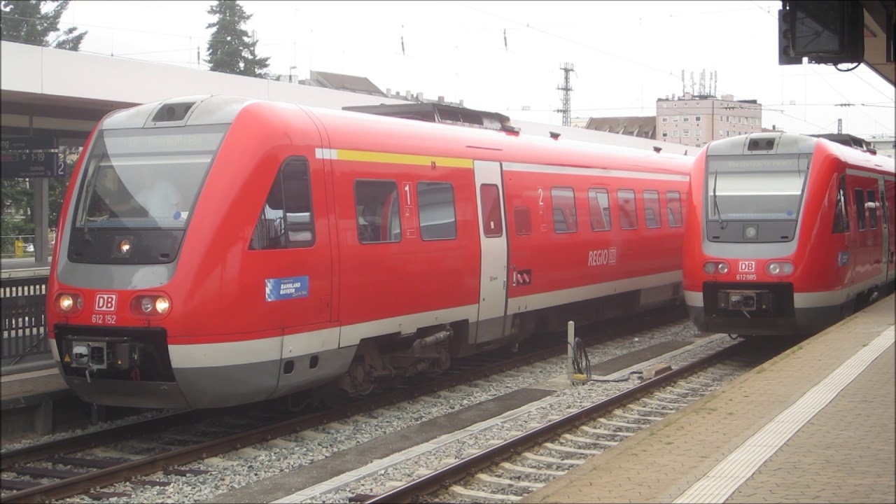 Treinen te Hannover en Nürnberg, augustus 2017