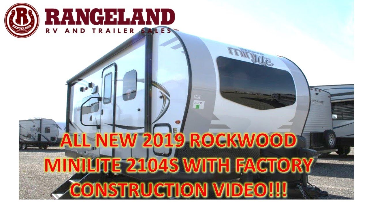 ROCKWOOD MINILITE 2104S WITH FACTORY TOUR!!!