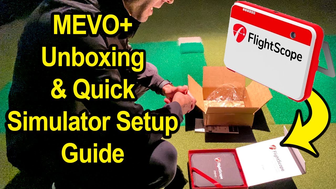 Настройка и распаковка Flightscope MEVO+, а также руководство по игре в гольф-симулятор