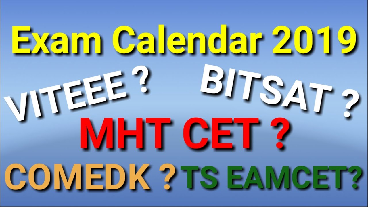 EXAM DATES FOR ENGINEERING COLLEGES FOR DIFFERENT STATE