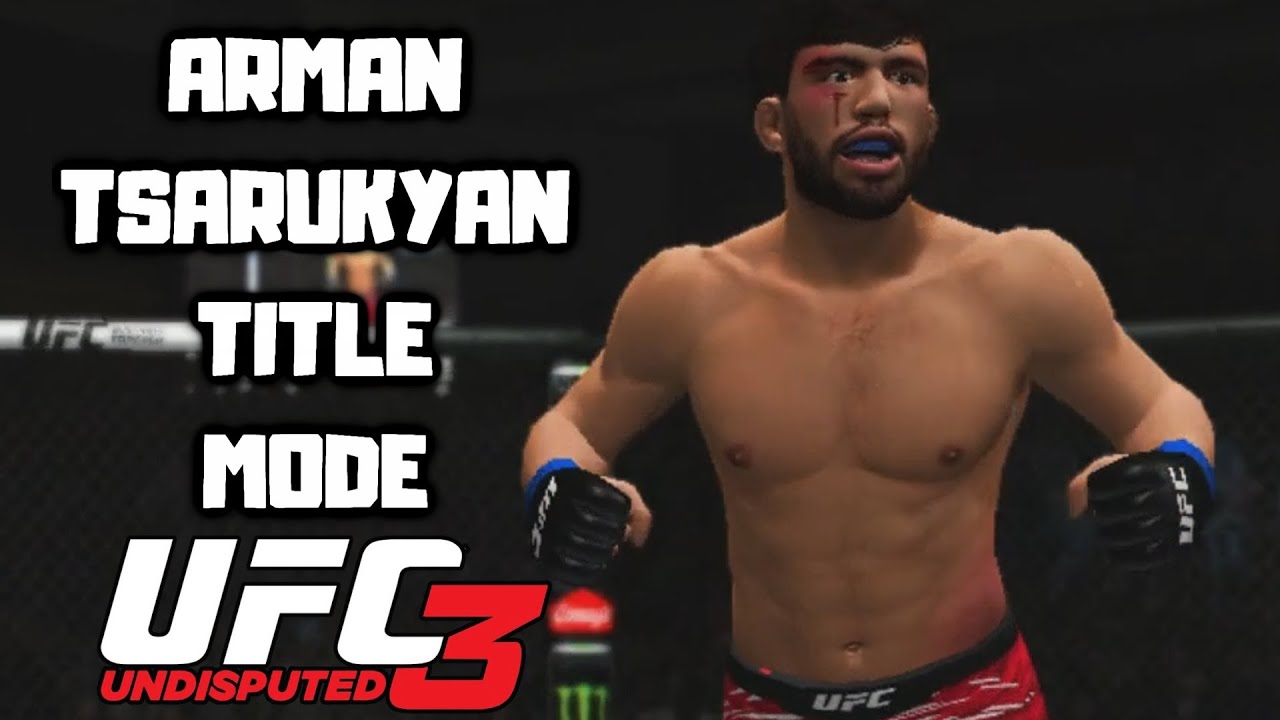 Arman Tsarukyan vs Dan Hooker reaction UFC Undisputed 3 Career Mode Forever Mod