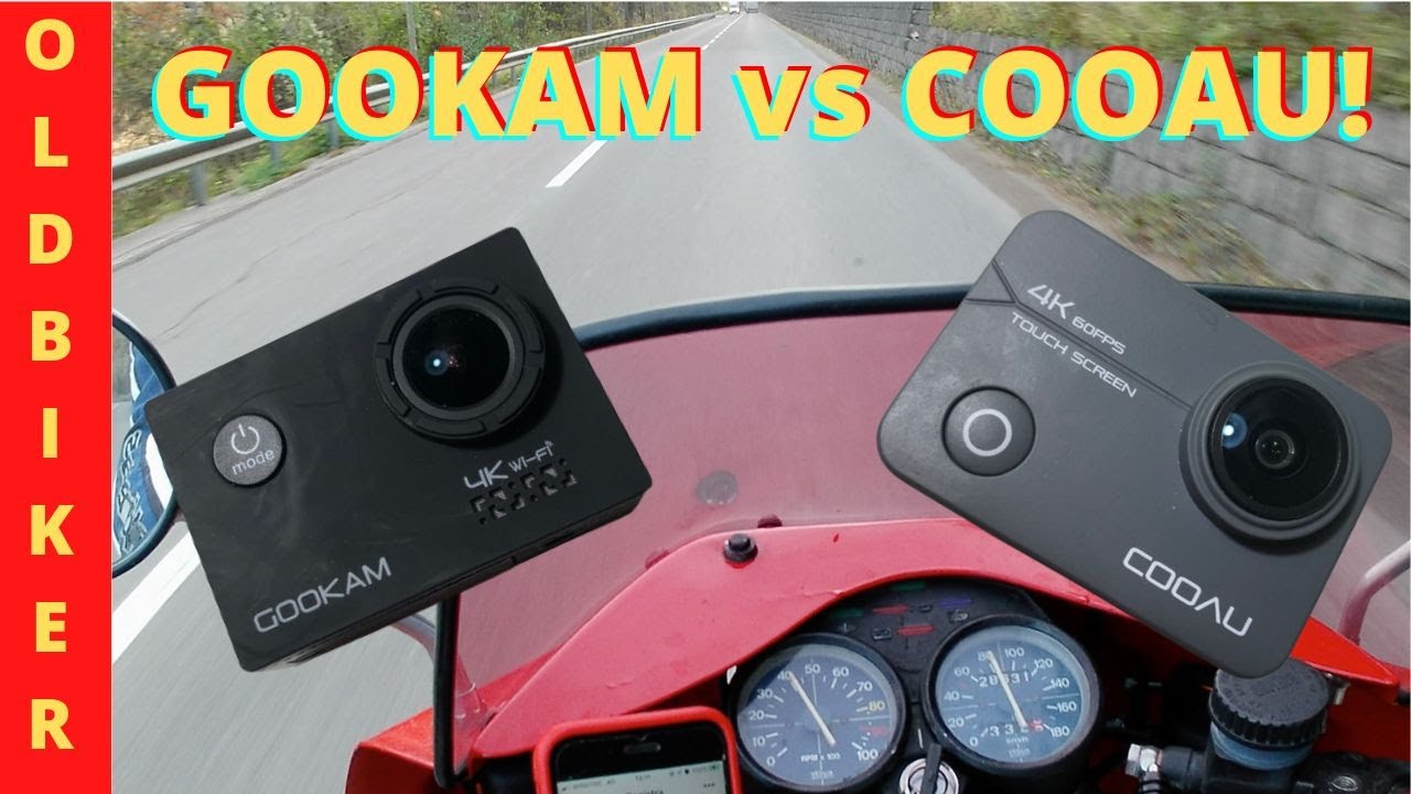 ACTION CAM ECONOMICA PER MOTOVLOG? GOOKAM VS COOAU