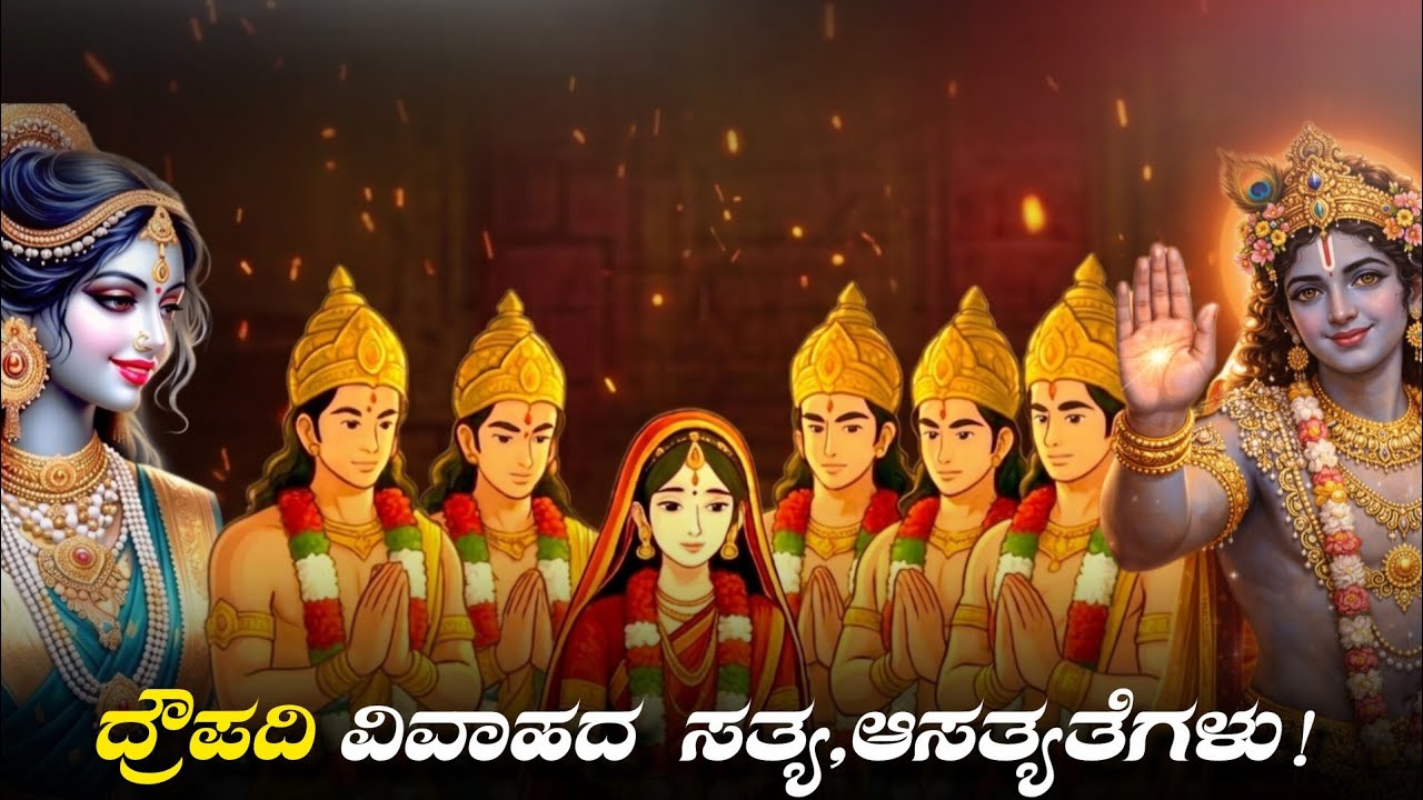 ದ್ರೌಪದಿ  ಪಾಂಡವರನ್ನು ಮದುವೆ ಆಗಲು ನಿಜವಾದ ಕಾರಣ ಏನು? Why Droupadi Married 5 Pandavas!! 