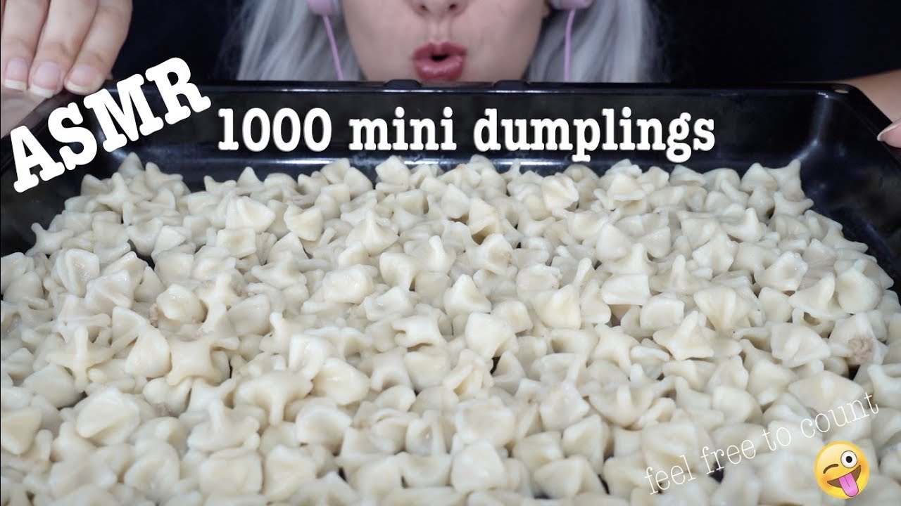 ASMR 1.000 MINI DUMPLINGS | Mantı 🥟 EATING SOUND ***No Talking