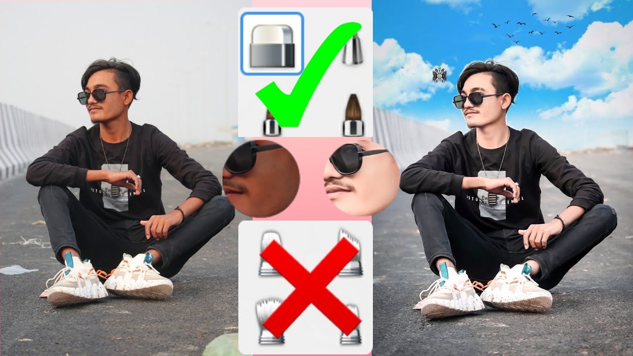 skin smooth editing😍 autodesk  smooth editib Face smooth newtrick face mooth kaise kare@SKEDITZONE