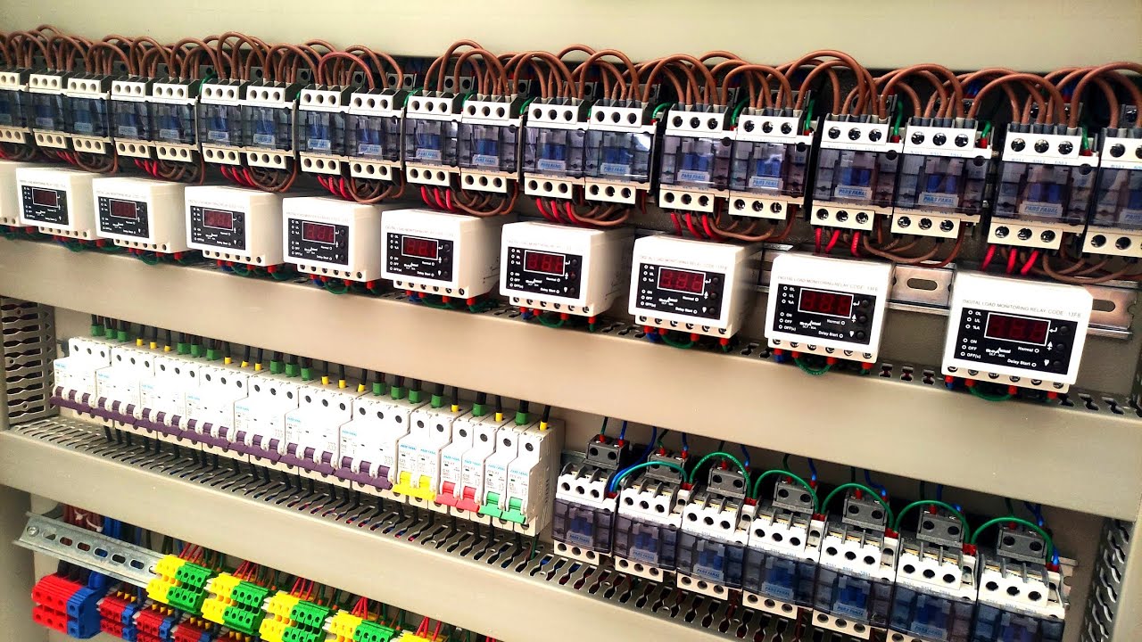electrical control panel wiring toturial(with diagram)